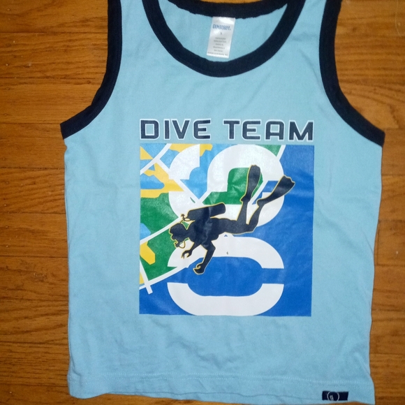 Gymboree vintage Dive team outfit shorts tank top 5 - Picture 2 of 3